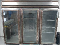 Triple Glass Swing Door Refrigerator