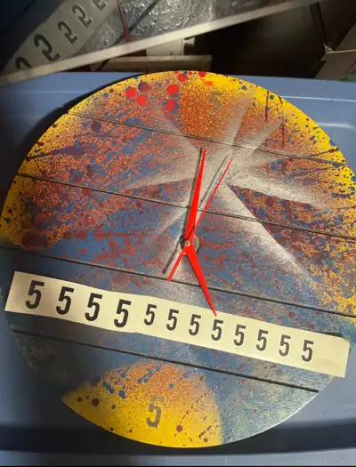 Painted Clock, View more