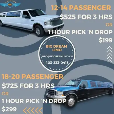 Professional services in Calgary Alberta. Pickup and drop-off from anywhere in the cities including...