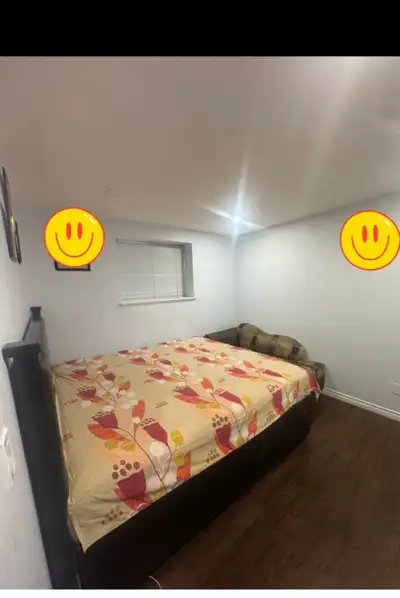 One private room for rent in 2 bedroom basement. Basement is very big and room are also big with wal...