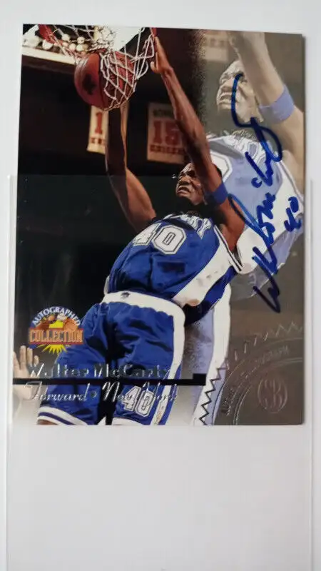1996 Score Board Collection Walter McCarty Rookie Auto RC NBA in Arts & Collectibles in St. Catharines - Image 3