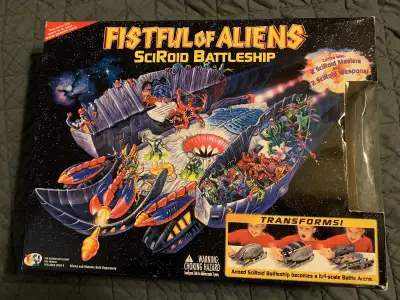Incredibly RARE Sciroid Battleship from the Fistful of Aliens, View more