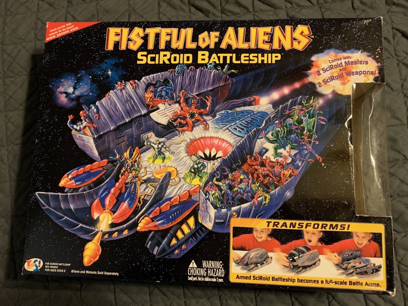 Incredibly RARE Sciroid Battleship from the Fistful of Aliens Arts