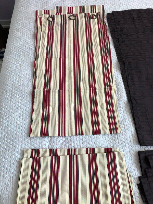 Curtains Various Colours -2 panels - $20 each in Window Treatments in City of Toronto - Image 2