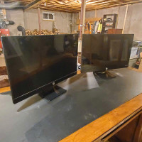 2- HP Pavilion 27 BW Monitors 