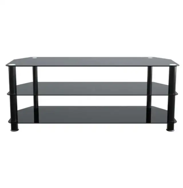 Table 3 étages vitre noir $75.00 in Home Décor & Accents in City of Montréal - Image 6