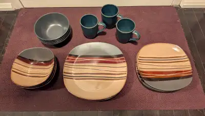 222 Fifth Studio & Home Trends Dish Set, 16 Pieces, View more