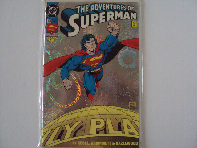THE ADVENTURES OF SUPERMAN - FOIL COVER - 1993 in Comics & Graphic Novels in Barrie