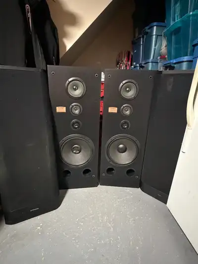 pioneer cs-r780 12” tower speakers, View more