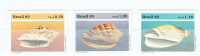 BRASIL. Série de 3 timbres neufs "CORAILLES", 1989.