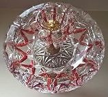 Vintage Crystal Glass Ashtray with Brass Pedestal and Prisms in Arts & Collectibles in Oshawa / Durham Region - Image 4