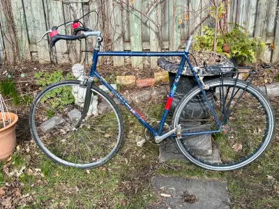 $100 Vintage city road bike Claud Butler steel light racer, View more