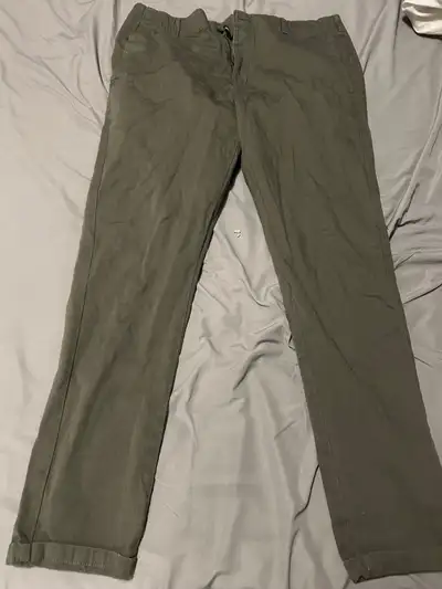 Core olive green chinos sz 34, View more