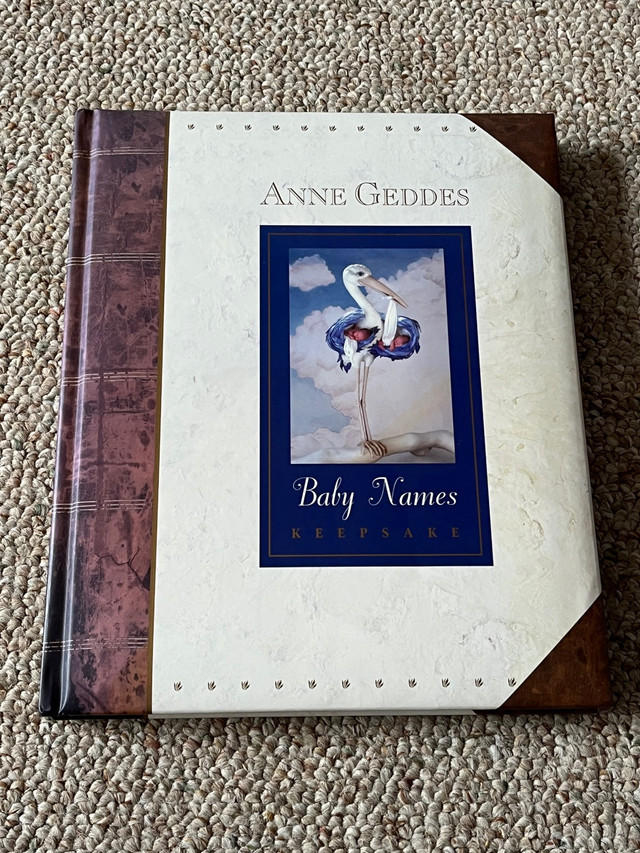 Anne Geddes Baby Names Keepsake book (new) in Other in Calgary