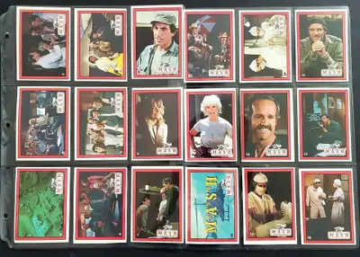 1982 Mash TV Show Complete Donruss Card Set 1-66, View more