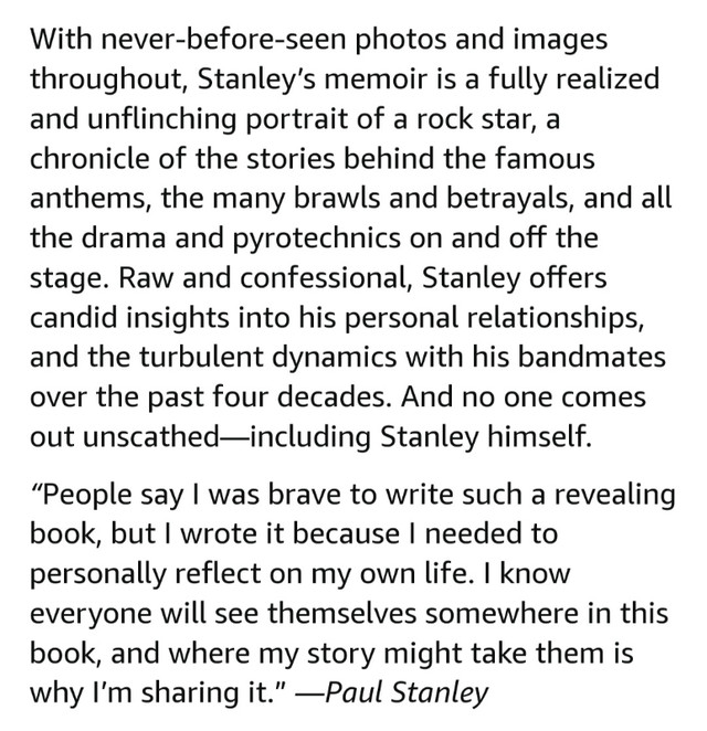 "Paul Stanley, Face The Music, A Life Exposed." in Non-fiction in Calgary - Image 4