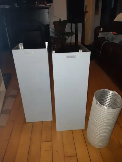 Cache-conduit pour hotte de cuisine, 24" à 48", acier inoxydable, View more