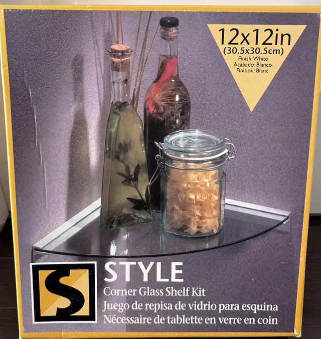 Brand new corner glass shelf kit in Home Décor & Accents in Ottawa - Image 3