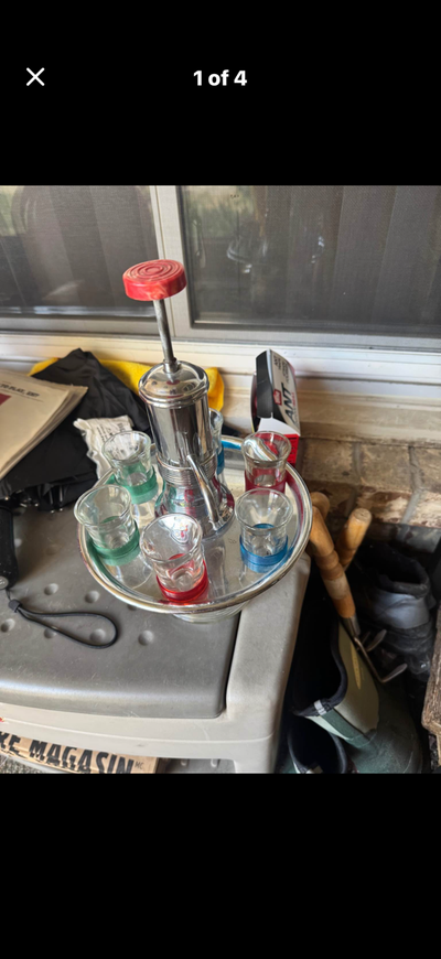 Vintage Mid-Century Cocktail Shot Dispenser – Atomic Barware, View more