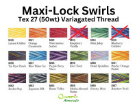 Maxi-Lock Swirls Variegated Serger Thread - 3000yds