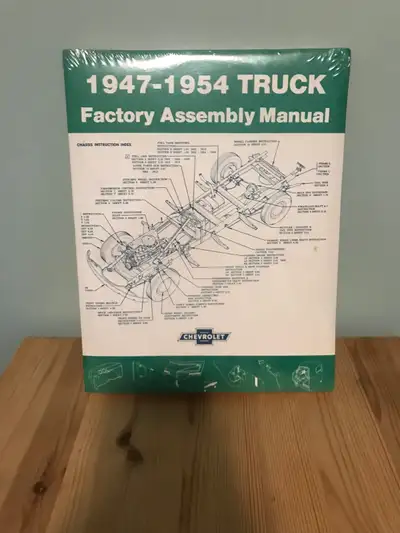 1. 1947-1954 Chevrolet Truck Factory Assembly Manual $75 -- 2. 1983-1993 Mercedes-Benz 190, 190E & 1...