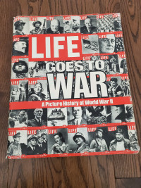 LIFE 
Goes to War Hardcover Book 