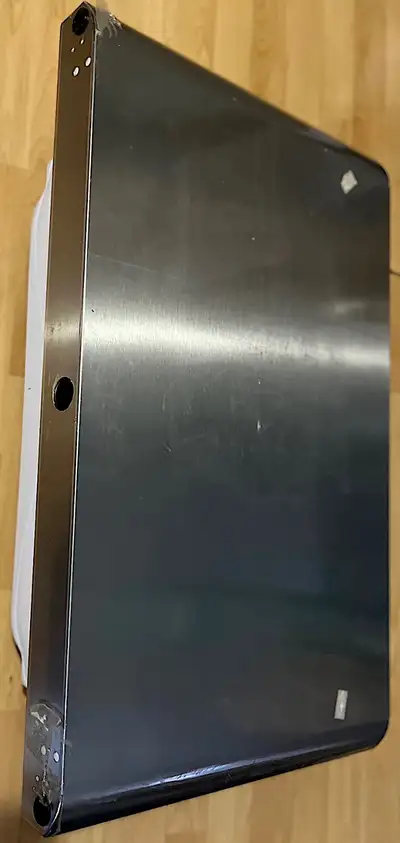 FRIGIDAIRE SMALLER SIZE REFRIGERATOR, FREEZER PART DOOR PART ONLY - NO GASKET BUT DOOR ONLY - SO IF...