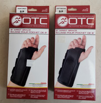 Brand New 8" Wrist Brace - 2 boxes - Right and Left - Size S
