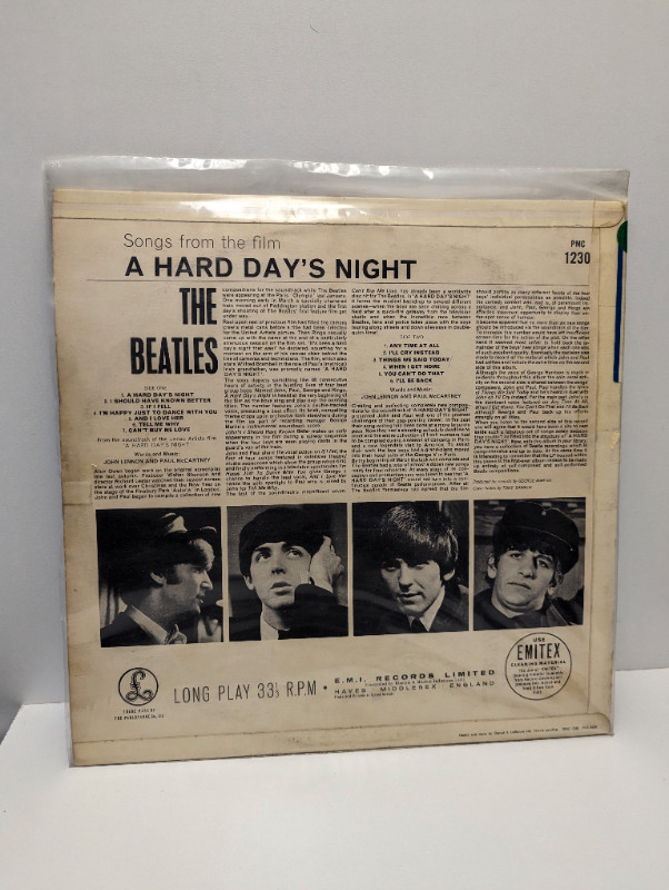 Beatles vinyl record. Original British pressing A Hard Day's Nig in CDs, DVDs & Blu-ray in City of Toronto - Image 2