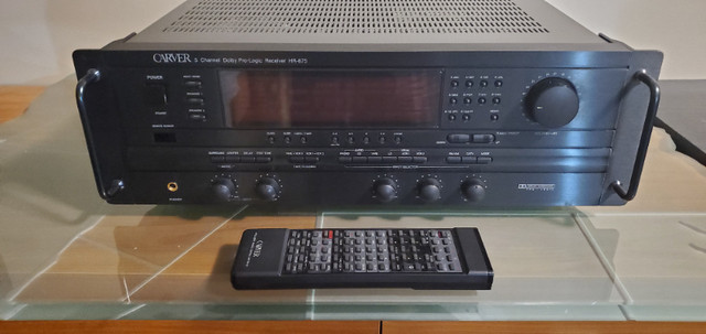 Vintage CARVER 5 channel Dolby pro-Logic Receiver  HR-875 in Stereo Systems & Home Theatre in Burnaby/New Westminster