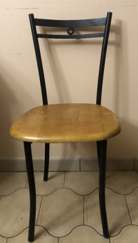 Wood/Metal Bistro Chair