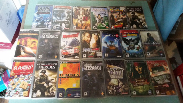 SONY PS2, AND PSP GAMES in Older Generation in Hamilton