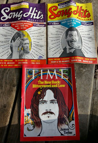 (3) Vintage Mags...'Song Hits' and 'Time'