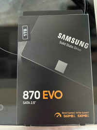 SAMSUNG 870 EVO SATA III SSD 1TB 2.5” Internal Solid State Drive