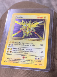 Zapdos 1995 1st Edition Hollow OBO