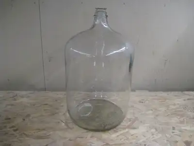 6 1/2 GALLON 1947 GLASS JAR, View more