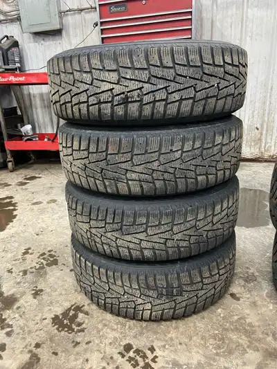 I have a set of four winter tires and rims that came off a 2013 Hyundai Elantra. The tires are a Nex...