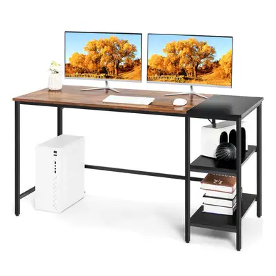 55" Computer Desk, Writing Workstation, Study Table, Home Office, View more