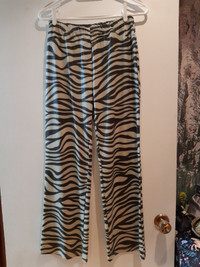 Sofora, zebra striped 2 piece pants and top