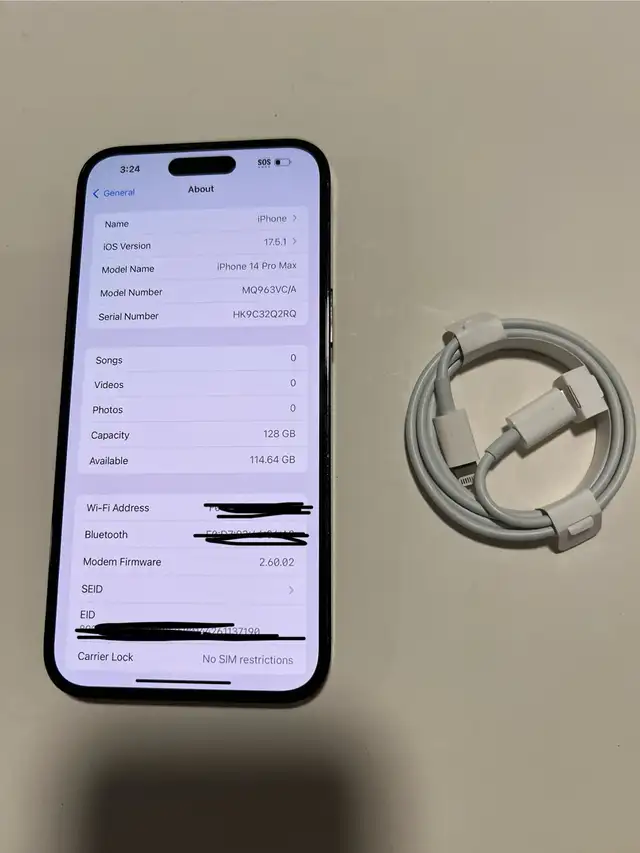 iPhone 14 Pro Max 128GB - Unlocked - Like New in Cell Phones in Ottawa - Image 6