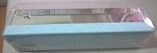 Elegance Silver Pink Enamel Baby Birth Certificate Holder in Other in Oshawa / Durham Region - Image 4