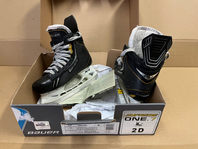 Patins Bauer Supreme pointure 2.0 JR (souliers 3) dans Hockey  à Laval/Rive Nord - Image 3