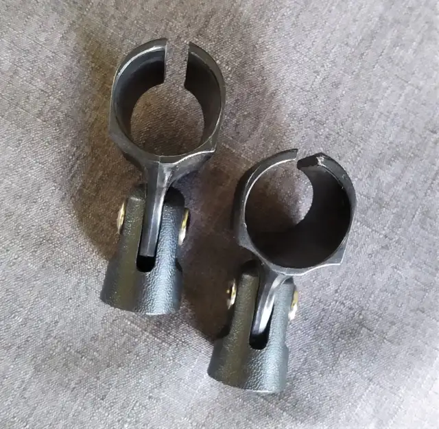 2 Microphone Holders for Handheld Microphones /European versions in Pro Audio & Recording Equipment in City of Toronto - Image 3