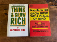 Napoleon Hill Books - Think & Grow Rich/Grow Rich With Peace of