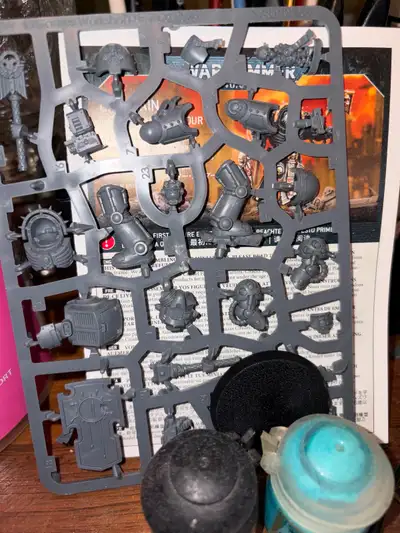 Terminator chaplain 40k on sprue, View more