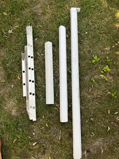 Miscellaneous pieces from a deck renovation. Railing pieces 52", 32" , 22"
