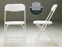Party Rentals: Chairs White $ 2.00 &Tables $ 8.00!