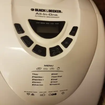 Black and Decker breadmaker, View more