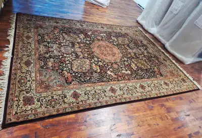 Large Taj Mahal 100% Wool Area Rug (10 × 8), View more