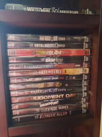 BRAND NEW -ALL OF THE 2009 WWE pay-per-view DVD's - 14 of them